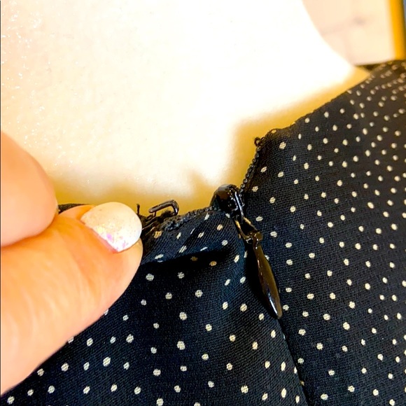 Liz Claiborne Black Polka Dot Dress - Picture 7 of 13